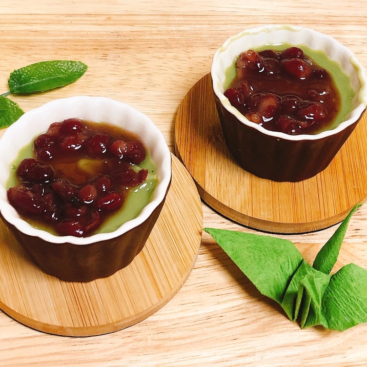 オーブンꕤ濃厚抹茶ミルクプリン レシピ 作り方 By Sweet Sweet 楽天レシピ